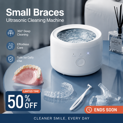 Machine à nettoyer par ultrasons pour petits appareils orthodontiques