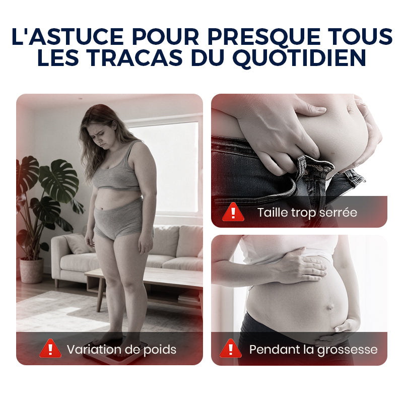 🏆Bouton-pression à allonge métallique à ressort pour jean🔩👖