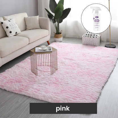 🔥 Tapis de sol en peluche à couleurs dégradées