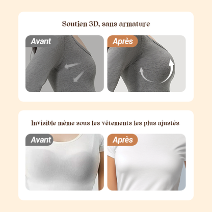 🏆Soutien-Gorge Confortable Sans Armature avec Fermeture Frontale🌿