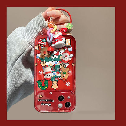 🎅Vente de Noël🎊 - 50% de réduction💥Arbre de Noël pendentif Flip Mirror Case Cover Étui pour iPhone