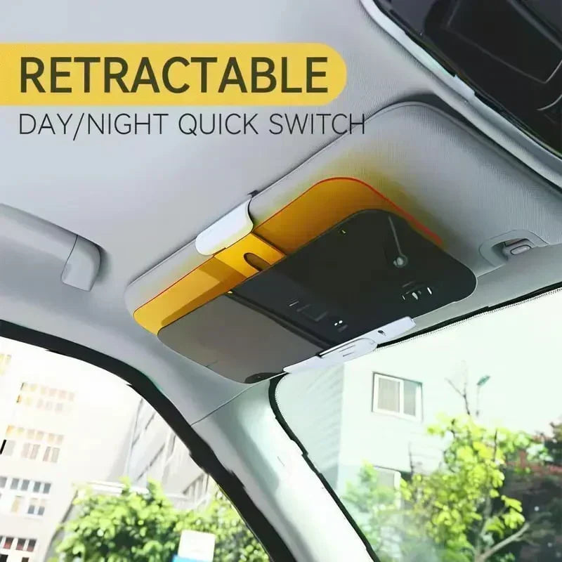 🚗 50% DE RÉDUCTION! 🕶️ Visière anti-éblouissement – Jour & nuit, protection UV ✨