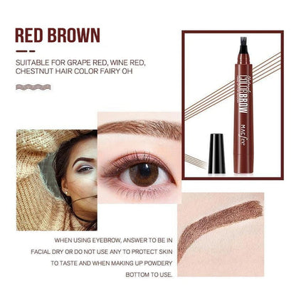 🔥Crayon à sourcils 4-End Natural, Créez rapidement un maquillage de sourcils élégant🔥