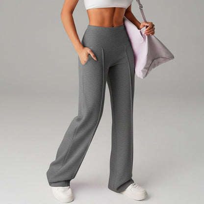💃 Élégance Quotidienne - Pantalon Droit Femme Tissu Souple - Coupe Ample & Confort Parfait【Offre Spéciale】