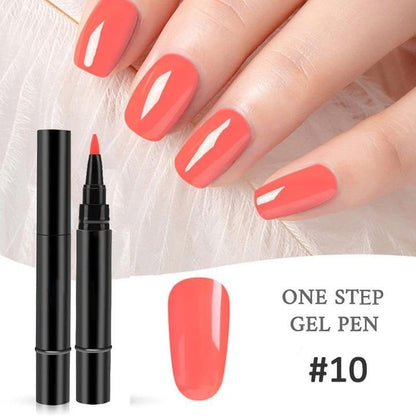 💅 Offre à durée limitée : 1 acheté, 1 offert - 19,99 € ! ✨ Stylo gel pour ongles « One Step » 🎨 Mini-lampe UV de poche offerte 💡
