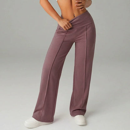 💃 Élégance Quotidienne - Pantalon Droit Femme Tissu Souple - Coupe Ample & Confort Parfait【Offre Spéciale】