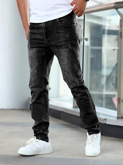 Jean droit pour homme – coupe classique, confortable et intemporel