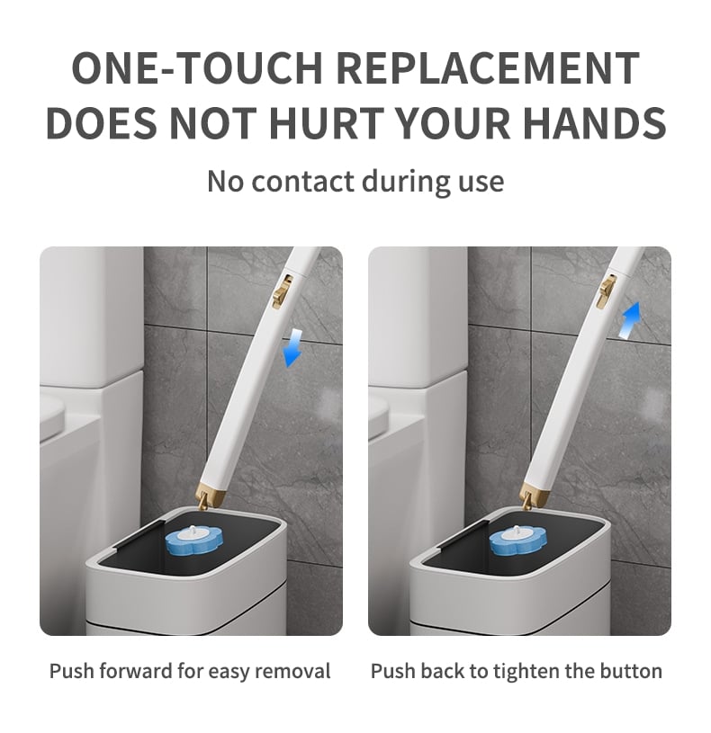 PLUS DE 50 000 UNITÉS VENDUES !🚽💦Ensemble innovant de brosses de toilettes jetables à fixation murale✨