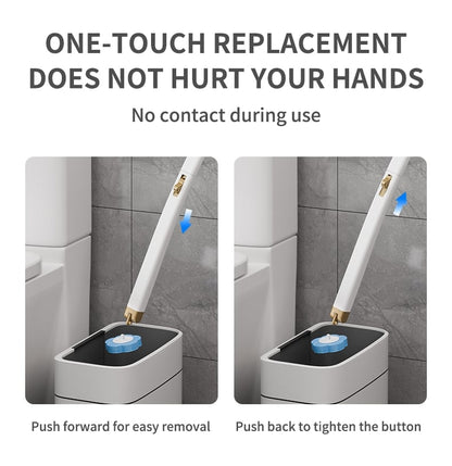 PLUS DE 50 000 UNITÉS VENDUES !🚽💦Ensemble innovant de brosses de toilettes jetables à fixation murale✨