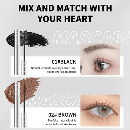 Mascara Toucher✨Tubing – duo noir et marron pour le maquillage des cils