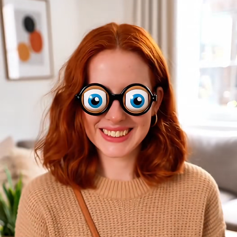 🔥SOLDES DE NOËL 50 % DE RÉDUCTION !!🏆Vente flash💥Lunettes amusantes avec mécanisme d'œil qui cligne🥸