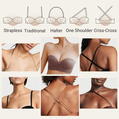 🏆Soutien-gorge sans bretelles à fermeture avant antidérapant🌿👑