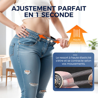 🏆Bouton-pression à allonge métallique à ressort pour jean🔩👖