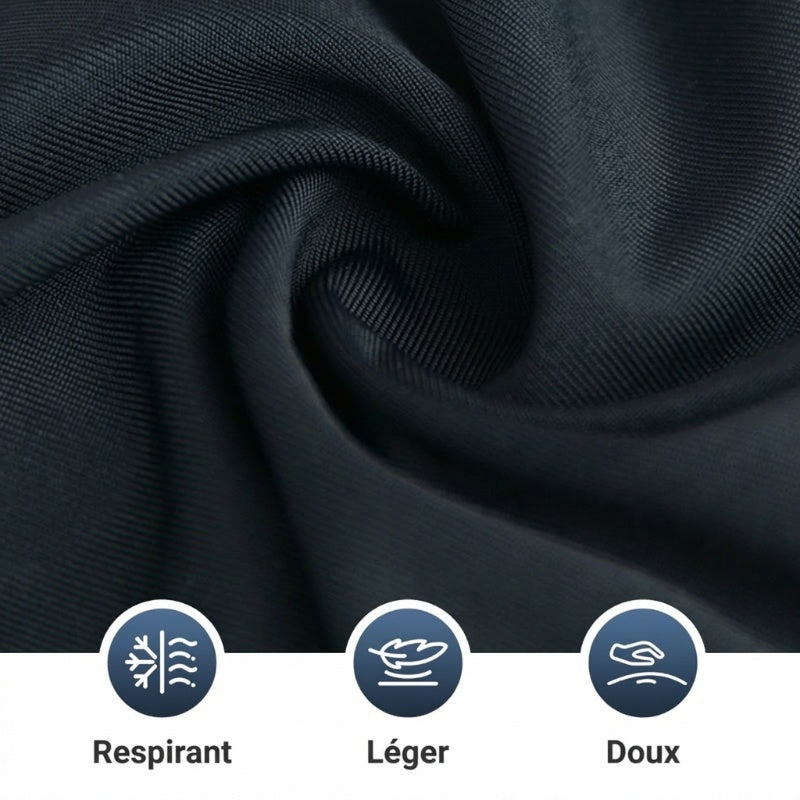 Ensemble composé d'un haut asymétrique charmant et d'un pantalon à jambes larges