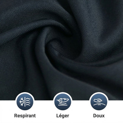 Ensemble composé d'un haut asymétrique charmant et d'un pantalon à jambes larges