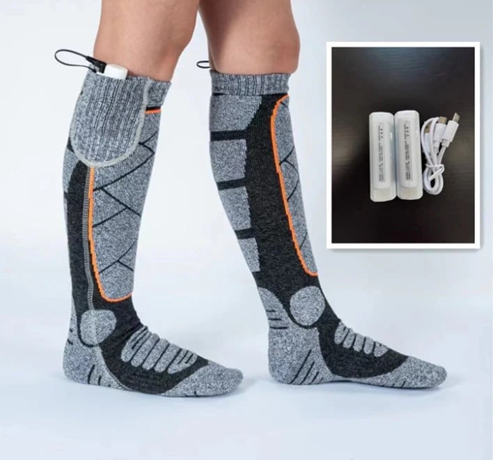 🎁Offre de Noël : 50 % de réduction🎅 Chaussettes chauffantes lavables et rechargeables pour femmes et hommes