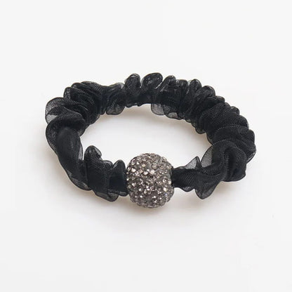 🌟Élégants élastiques à cheveux en maille strass💕