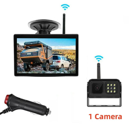 🔥‑50% PROMO FLASH🚗 Système caméra de recul sans fil HD 1080p, vision nocturne, installation facile, sécurité pour vos manœuvres automobiles 📸✨
