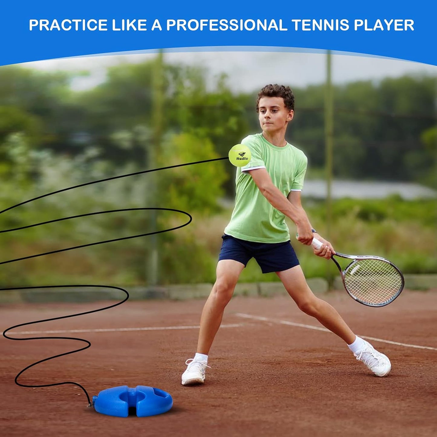 🔥SOLDES DU BLACK FRIDAY 50 % DE RÉDUCTION !🔥Planche d'entraînement pour balles de tennis