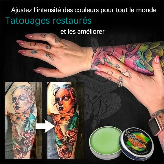 🔥 Baume Après-Soin Éclaircissant pour Tatouage