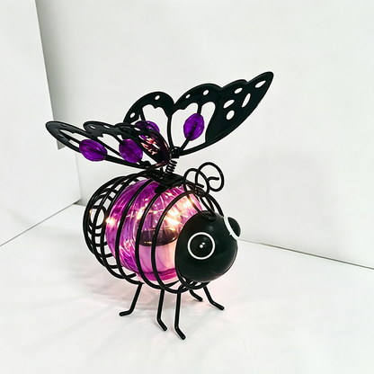 🐝 Suspension solaire en forme d'abeille pour l'extérieur – Le cadeau idéal pour les amateurs de plantes, les mamans ou tout simplement ceux qui aiment sourire ❤️