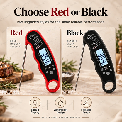 Thermomètre numérique à lecture instantanée pour viande