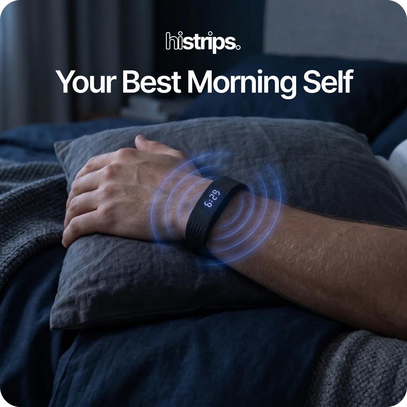 ⌚ Réveil vibrant silencieux DREANNO® - Dispositif de réveil à porter au poignet pour les gros dormeurs, évite de déranger votre partenaire, 2 niveaux d'intensité, jusqu'à 10 alarmes, batterie rechargeable de plus de 40 jours