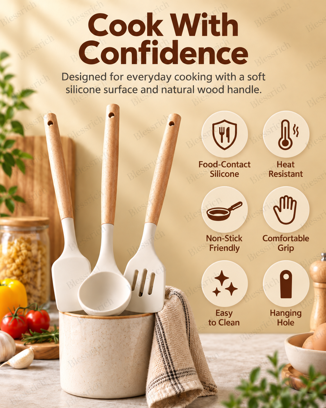 Ustensiles de cuisine en silicone – Choisissez vos indispensables du quotidien