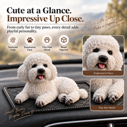 Décoration de voiture « Caniche » – La touche la plus mignonne pour votre tableau de bord 🐶✨