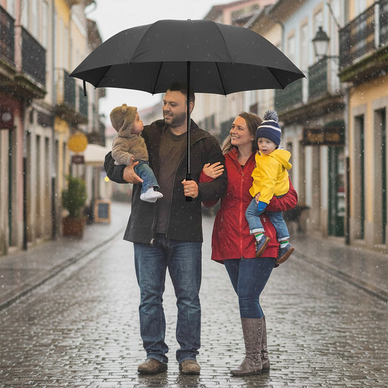 🌂55 % de réduction🔥Grand parapluie pliable avec 12 baleines résistantes au vent