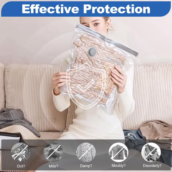 🧳 51 % DE RÉDUCTION OFFRE EXCEPTIONNELLE ! ⚡ Lot de 6 sacs de compression pour aspirateur électrique USB – Rangement peu encombrant, fermeture hermétique, réutilisables et durables 🌀