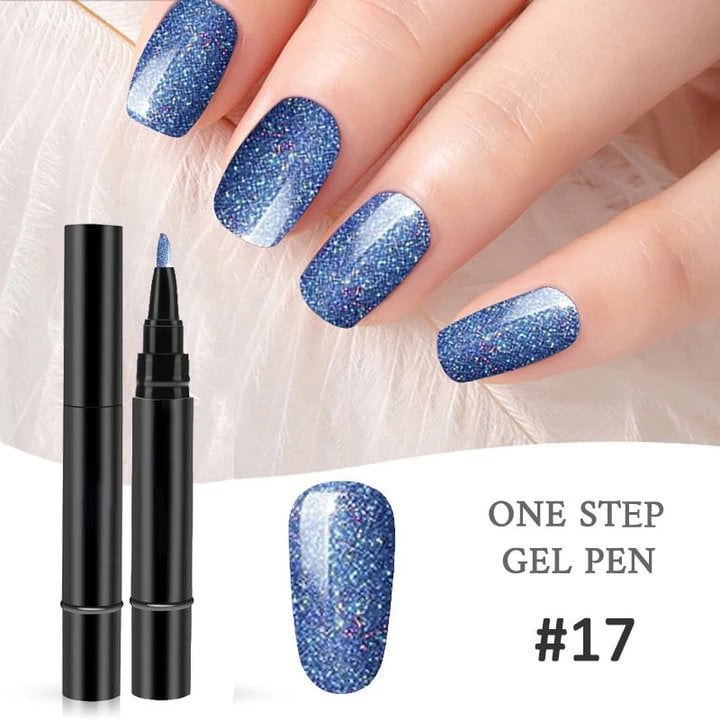 💅 Offre à durée limitée : 1 acheté, 1 offert - 19,99 € ! ✨ Stylo gel pour ongles « One Step » 🎨 Mini-lampe UV de poche offerte 💡