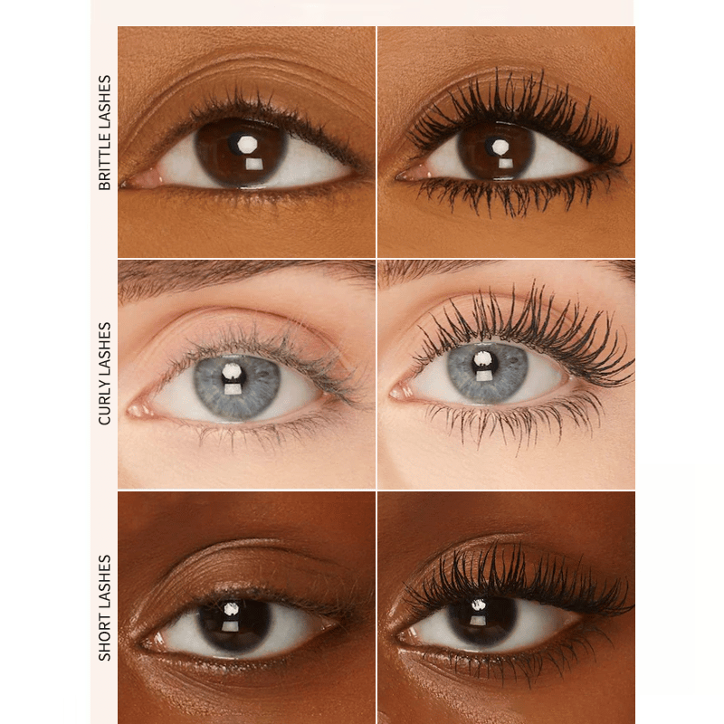 Mascara Toucher✨Tubing – duo noir et marron pour le maquillage des cils