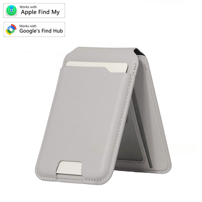 🔥Plus de 50 000 vendus !🔥 Portefeuille intelligent MagSafe en cuir nappa véritable – avec Apple Find My™ et Google Find Hub™, protection RFID et chargement sans fil.