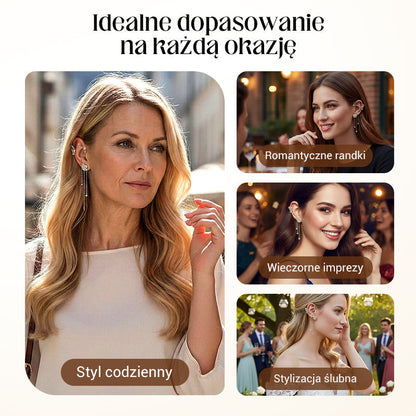 ✨🦋Boucles d'oreilles avec zircone et pompons en forme de papillons