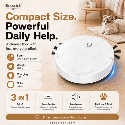 Balayeuse-robot 3-en-1 SmartSweep