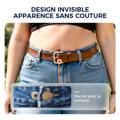 🏆Bouton-pression à allonge métallique à ressort pour jean🔩👖