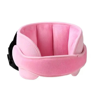 Sangle d'appui-tête pour siège auto enfant, bande de soutien souple et moelleuse pour la sieste, réglable, avec coussins latéraux rembourrés