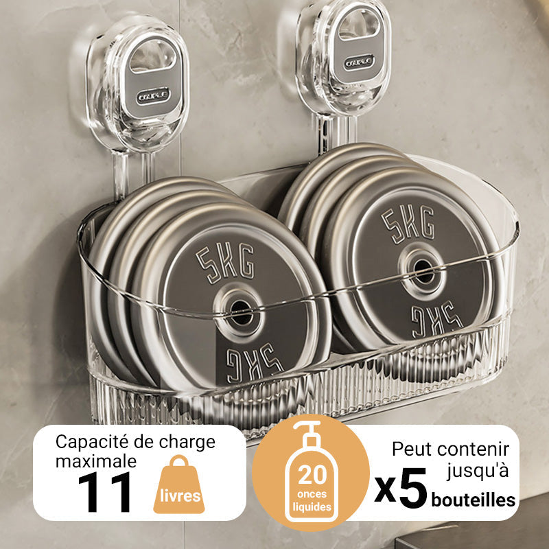 🔥Nouvelle mise à niveau 🍃Vente chaude 50% Off🔥Support de rangement à ventouse avec trou de drainage【Vente directe d'usine】