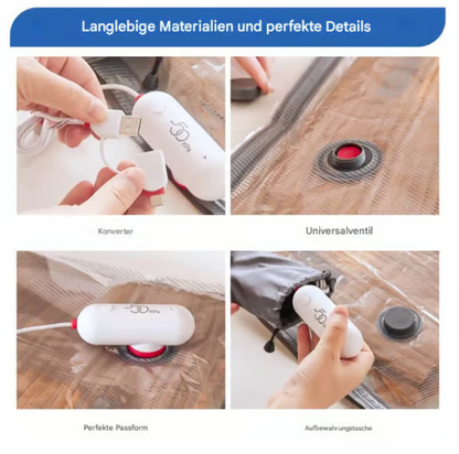 🧳 51 % DE RÉDUCTION OFFRE EXCEPTIONNELLE ! ⚡ Lot de 6 sacs de compression pour aspirateur électrique USB – Rangement peu encombrant, fermeture hermétique, réutilisables et durables 🌀