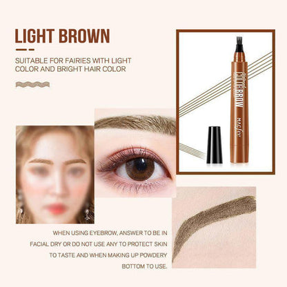 🔥Crayon à sourcils 4-End Natural, Créez rapidement un maquillage de sourcils élégant🔥