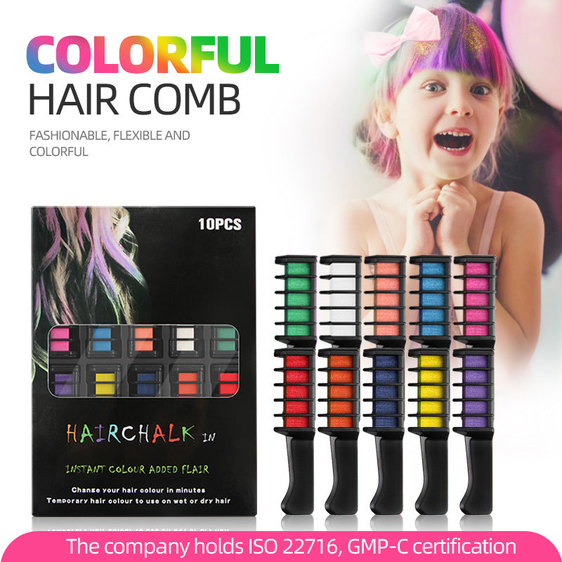🎅Prévente de Noël - 50 % de réduction ✨Craie colorante temporaire pour cheveux - Sans cruauté