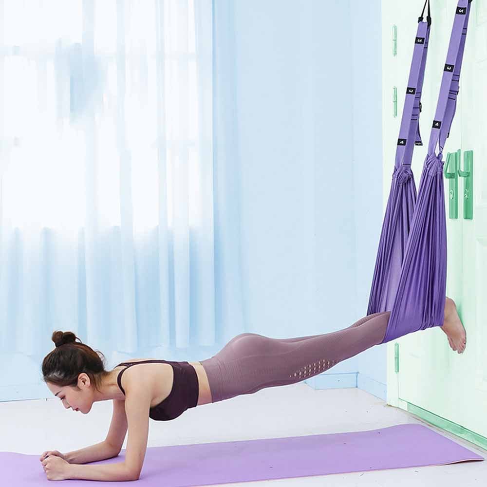 ⏰Soldes exceptionnelles 50 % DE RÉDUCTION💜Corde de yoga aérien pour soulager les maux de dos