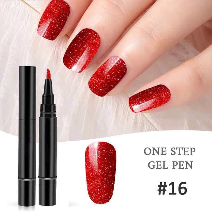 💅 Offre à durée limitée : 1 acheté, 1 offert - 19,99 € ! ✨ Stylo gel pour ongles « One Step » 🎨 Mini-lampe UV de poche offerte 💡