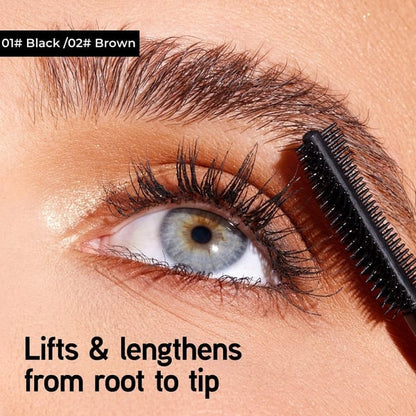 Mascara Toucher✨Tubing – duo noir et marron pour le maquillage des cils