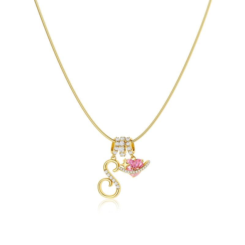 💖 DERNIER JOUR – 57 % DE RÉDUCTION ✨ Colliers à pendentifs 3 rangs avec initiales A-Z 🎀 | Personnalisés et élégants