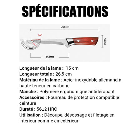 🏆50% de réduction pour une durée limitée✨🔪Couteaux recommandés par les chefs Michelin – couteaux Premium