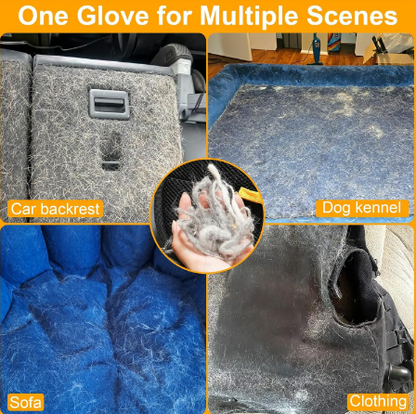 Gants antistatiques pour l'épilation des animaux de compagnie