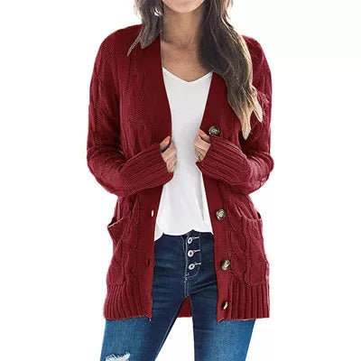 💥Soldes exceptionnels : -50% sur les nouveaux pulls en tricot mi-longs pour femme d'automne
