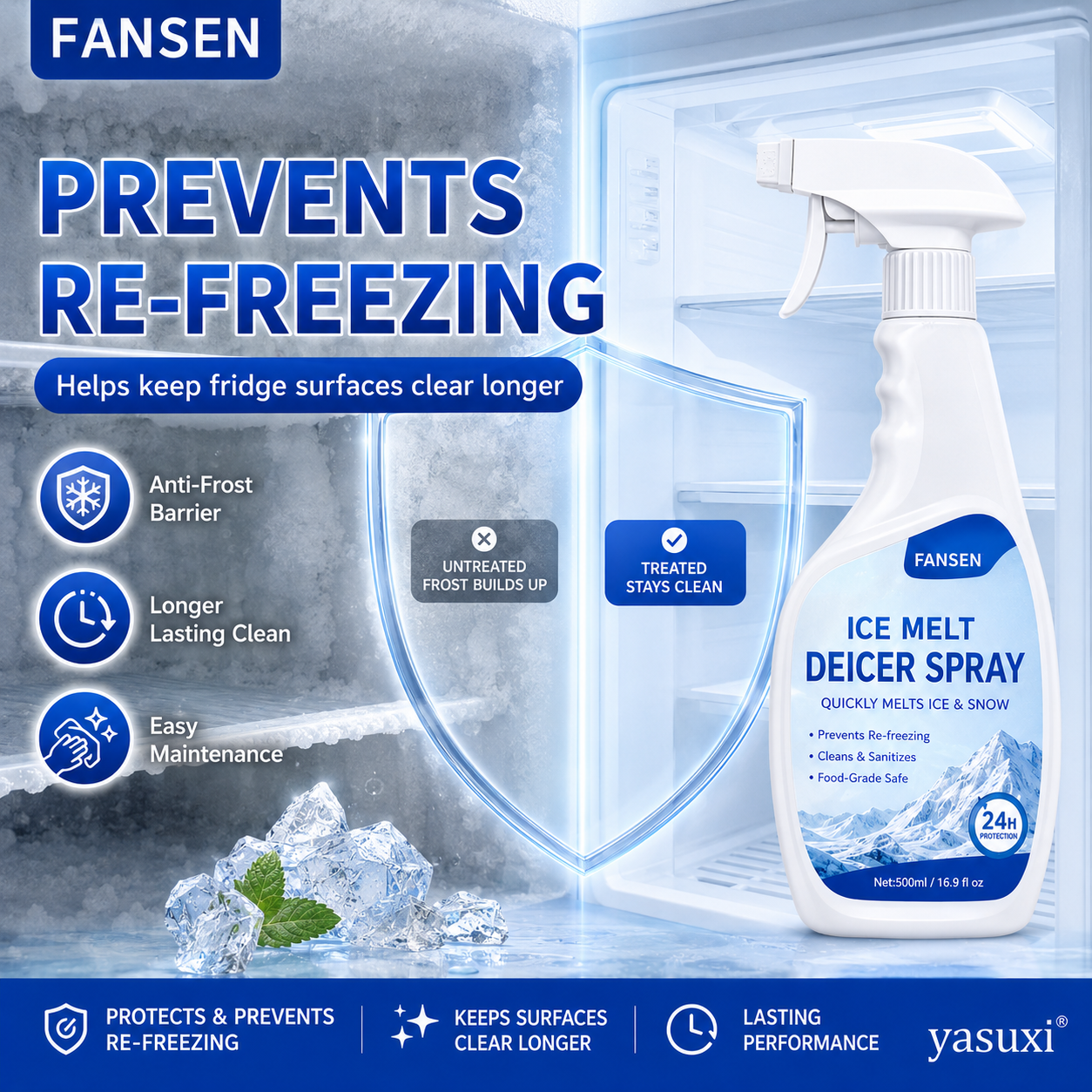 🧊 Offre spéciale été 🎁 Spray de dégivrage pour réfrigérateur — 50 % de réduction !